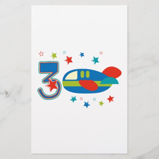3rd Birthday Airplane (Front)