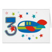 3rd Birthday Airplane (Front Horizontal)