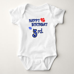 3rd Birthday Bodysuit