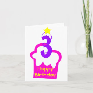 3rd Birthday Card