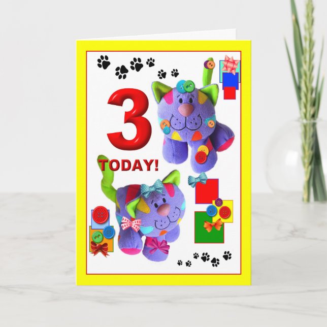 3rd. Birthday Card (Front)