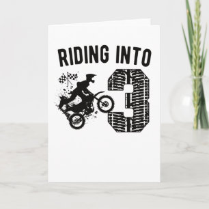 3rd Birthday Gift Dirt Bike 3 Years Old Motocross Card