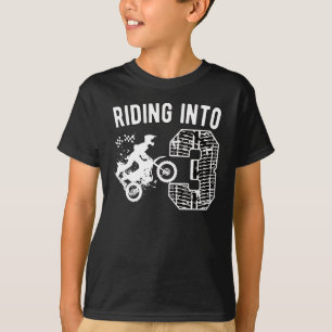 3rd Birthday Gift Dirt Bike 3 Years Old Motocross T-Shirt