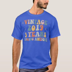 3rd Birthday Gift Vintage 2019 Limited Edition 3 Y T-Shirt