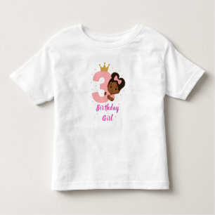 3rd Birthday Girl Shirt with Sweet Toddler