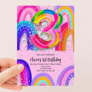 3rd Birthday Invitation