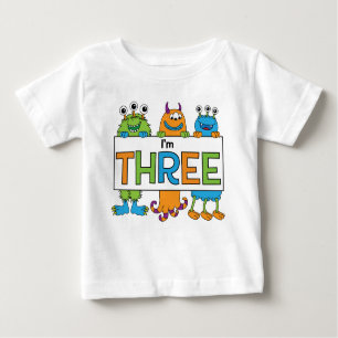 3rd Birthday Monster Tee