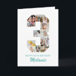 3rd Birthday Number 3 Photo Collage Personalized Card<br><div class="desc">Celebrate your little one's momentous 3rd Birthday with this cute card. It's a personalized photo collage birthday card that allows you to create a truly unique and memorable design. This customizable template lets you insert your own cherished photos, capturing the precious moments of your baby's year. This custom card is...</div>