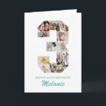 3rd Birthday Number 3 Photo Collage Personalized Card<br><div class="desc">Celebrate your little one's momentous 3rd Birthday with this cute card. It's a personalized photo collage birthday card that allows you to create a truly unique and memorable design. This customizable template lets you insert your own cherished photos, capturing the precious moments of your baby's year. This custom card is...</div>