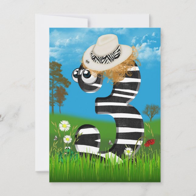 3rd Birthday Party Invite (Front)