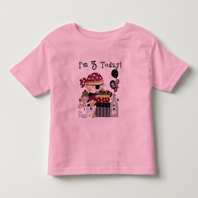 3rd Birthday Pirate Tshirts and Gifts (Front)