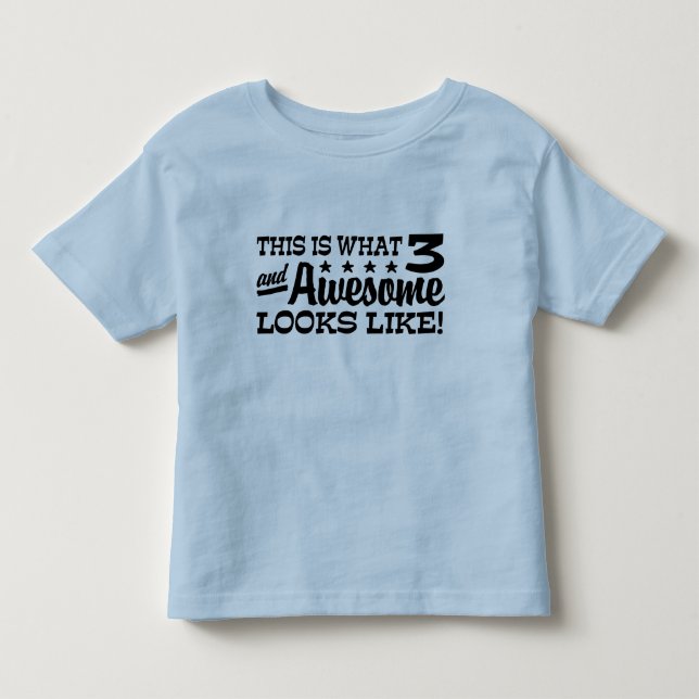 3rd Birthday Toddler T-shirt (Front)