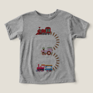 3rd Birthday Train Railroad Themed 3 Year Old Kids Toddler T-shirt