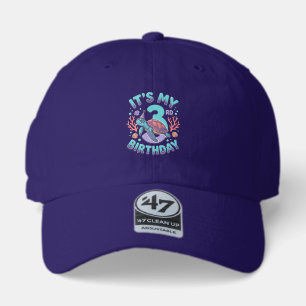 3rd Birthday Turtle Vintage Engraving Design_1 47 Brand Hat