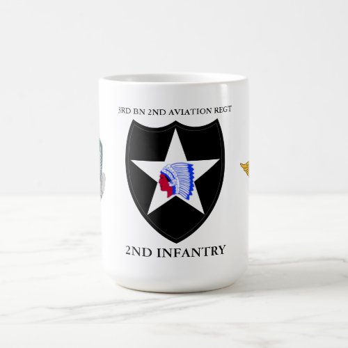 3RD BN 2ND AVIATION REGT 2ND INFANTRY DIVISION COFFEE MUG