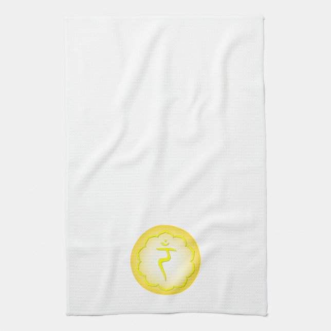3rd Chakra Kitchen Towel (Vertical)