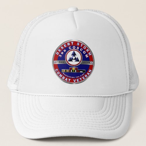 3rd COSCOM Desert Storm Veteran Trucker Hat