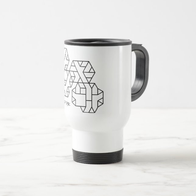 3rd Degree Vertices Geek Travel Mug (Front Right)