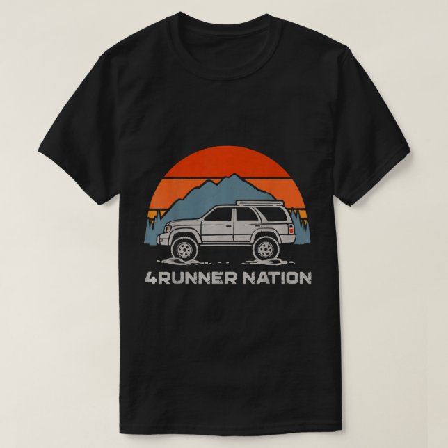 3rd Gen 4Runner Heritage Sunset Vibes 4Runner Nati T-Shirt (Design Front)
