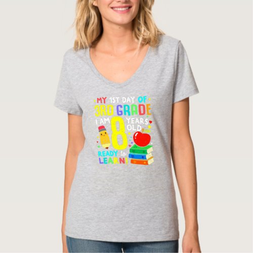 3rd Grade Back to First Day of School Boys Girl  T_Shirt