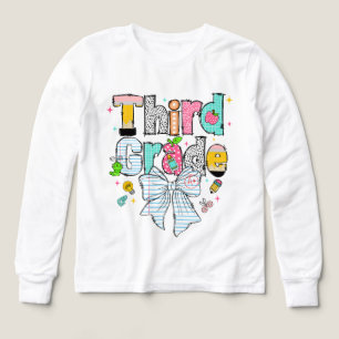 3rd Grade Back to School Kids T-Shirt. Tri-Blend Shirts
