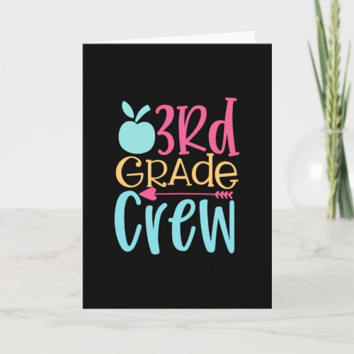 3rd Grade Crew Card