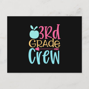3rd Grade Crew Postcard