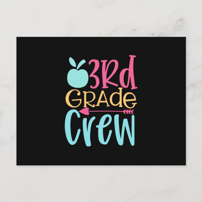 3rd Grade Crew Postcard (Front)