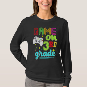 3rd Grade Game On Third Video Controller Teacher K T-Shirt
