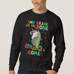 3RD GRADE Graduation Magical Unicorn 4TH GRADE Her Sweatshirt