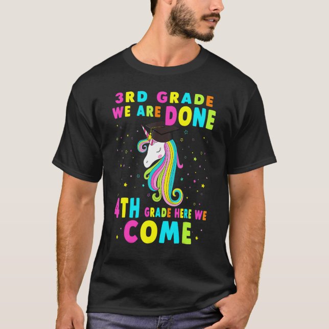 3rd Grade Graduation Magical Unicorn T-Shirt (Front)