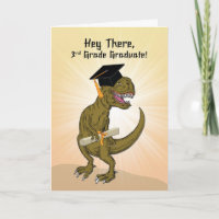 3rd Grade Graduation T-Rex Dinosaur
