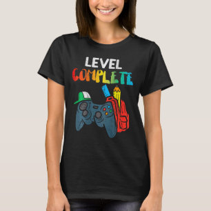 3rd Grade Level Complete Game Controller Last Day T-Shirt