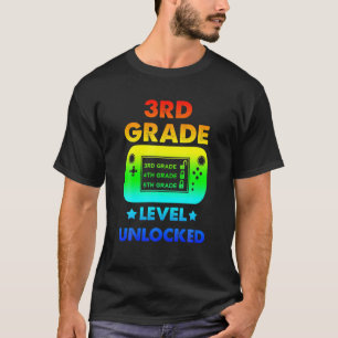 3Rd Grade Level Unlocked Funny Back To School 2021 T-Shirt
