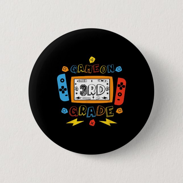 3rd Grade Level Unlocked Game On 3rd Grade Back To Button (Front)