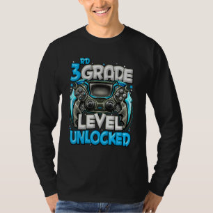 3rd Grade Level Unlocked Game On 3rd Grade Back To T-Shirt