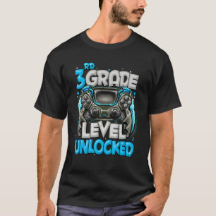 3rd Grade Level Unlocked Game On 3rd Grade Back To T-Shirt
