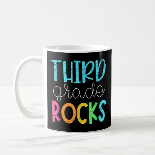 3rd grade rocks rocking 3rd grade teacher  coffee mug