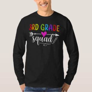 3rd Grade Squad Back To School 2023 Teacher Studen T-Shirt