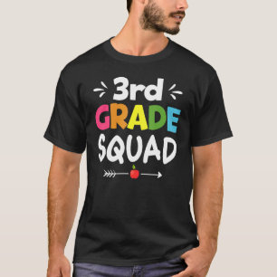 3rd Grade Squad Back To School T-Shirt