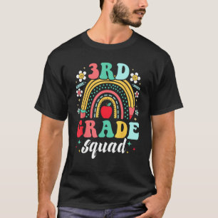 3rd Grade Squad Team  Back To School Girls Boys Te T-Shirt