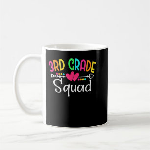 3rd Grade Squad Third Teacher Student Team Back To Coffee Mug
