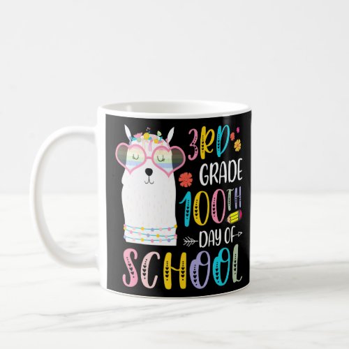 3rd Grade Teacher 100th Day Of School No Prob Llam Coffee Mug