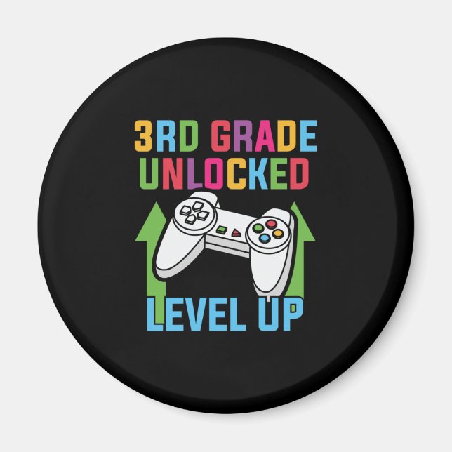 3rd Grade Teacher 3rd Grade Level Up Magnet (Front)
