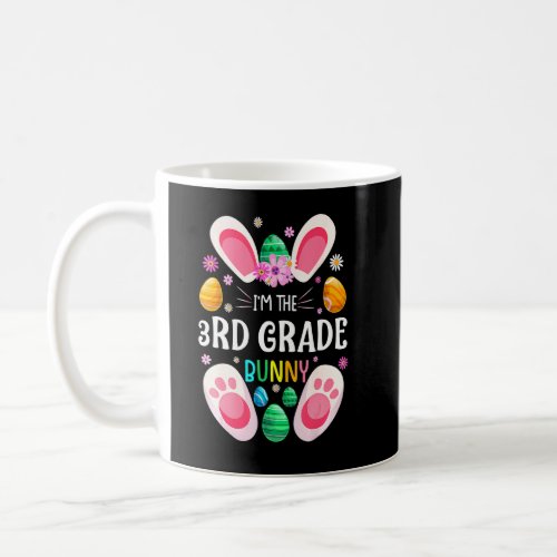 3rd Grade Teacher Bunny Easter Day Rabbit Family M Coffee Mug
