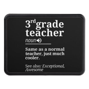 3rd Grade Teacher Funny Third Grade Teachers Gifts Hitch Cover