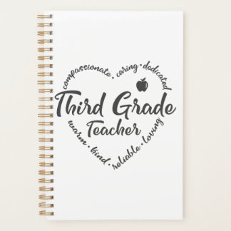 3rd Grade Teacher, Third grade teacher Planner