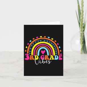 3rd Grade Vibes Back To School Retro 5th Grade Tea Card