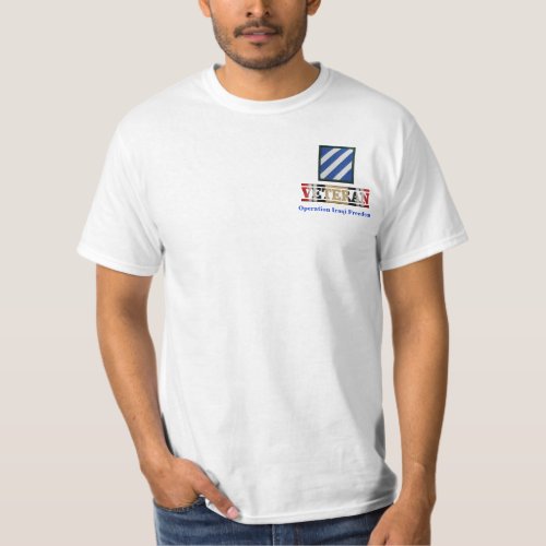 3rd Infantry Div Iraqi Freedom Veteran Shirt