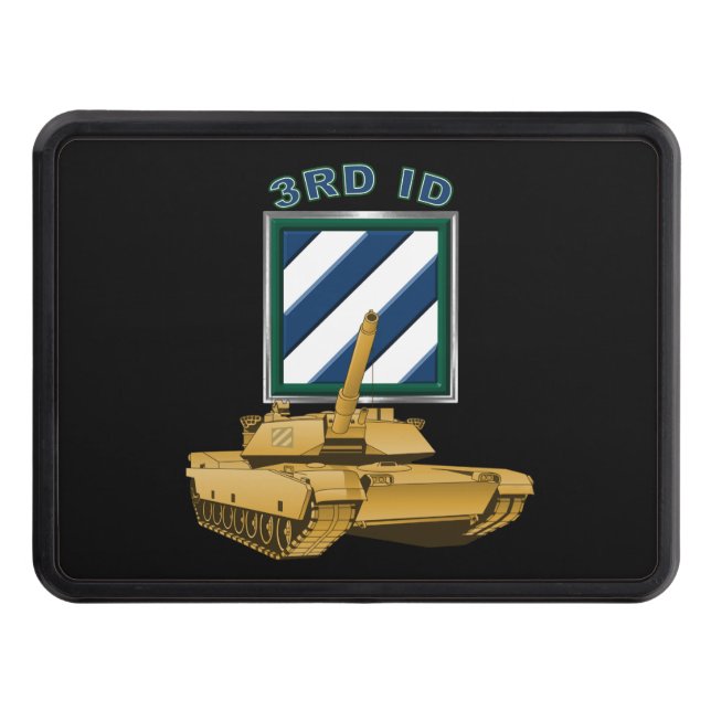 3rd Infantry Division “3rd ID" Hitch Cover (Front)